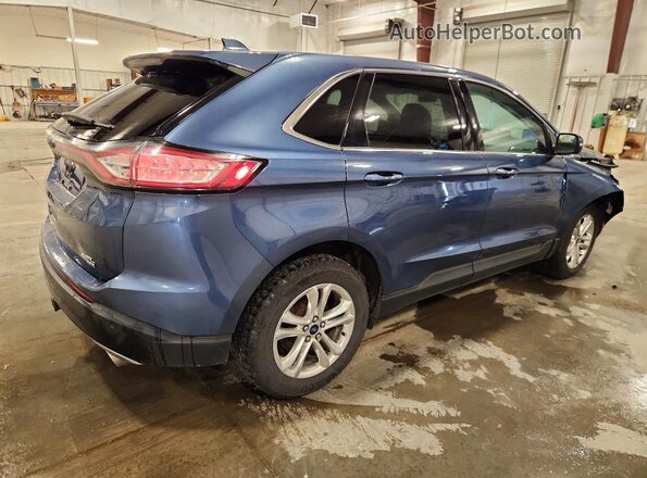 2FMPK4J87JBB05232 2018 FORD EDGE Blue Rear right