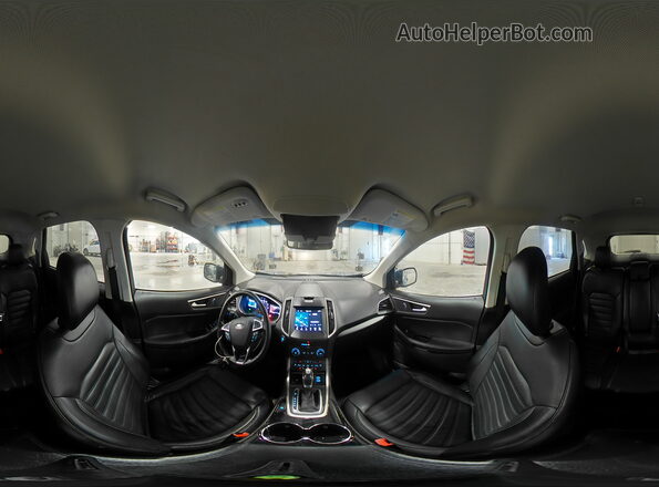 2FMPK4J87JBB05232 2018 FORD EDGE Blue 360 interior view