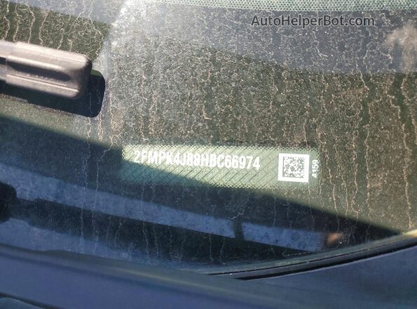 2FMPK4J88HBC66974 2017 FORD EDGE Черный 