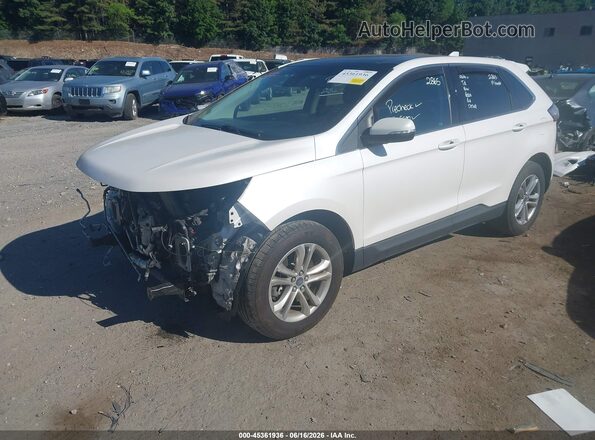 2FMPK4J88JBB46873 2018 FORD EDGE White Przód lewy
