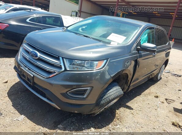 2FMPK4J89GBB67787 2016 FORD EDGE Черный Передняя левая четверть