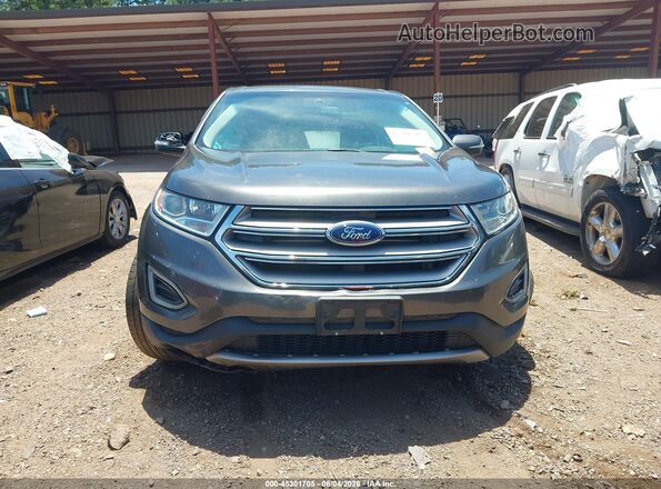 2FMPK4J89GBB67787 2016 FORD EDGE Черный Вид щитка приборов