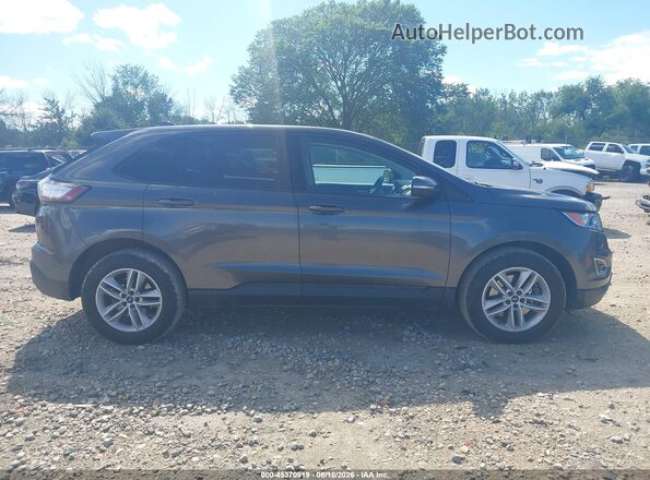 2FMPK4J89HBB81805 2017 FORD EDGE Gray უკანა სალონის ხედი