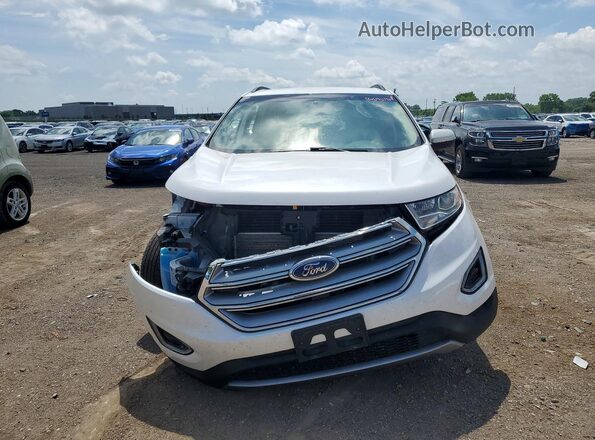 2FMPK4J89HBC54879 2017 FORD EDGE Белый Вид спереди