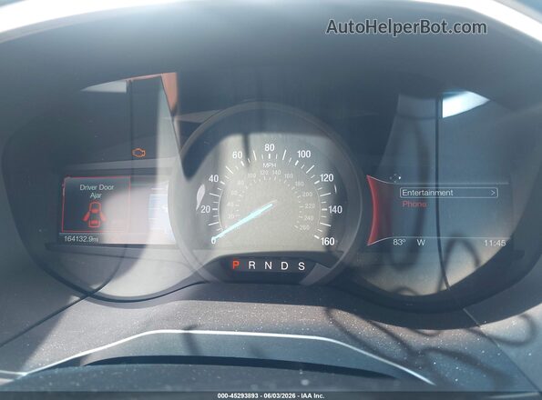 2FMPK4J89JBB23747 2018 FORD EDGE Gray Widok tylnych siedzeń
