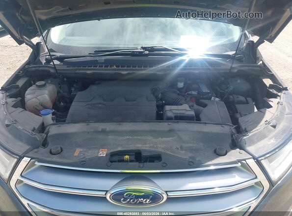2FMPK4J89JBB23747 2018 FORD EDGE Gray Widok z tyłu