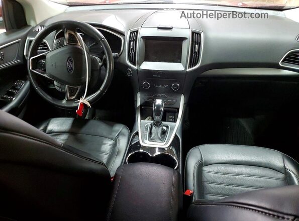2FMPK4J89JBB52441 2018 FORD EDGE Red Vista del salpicadero