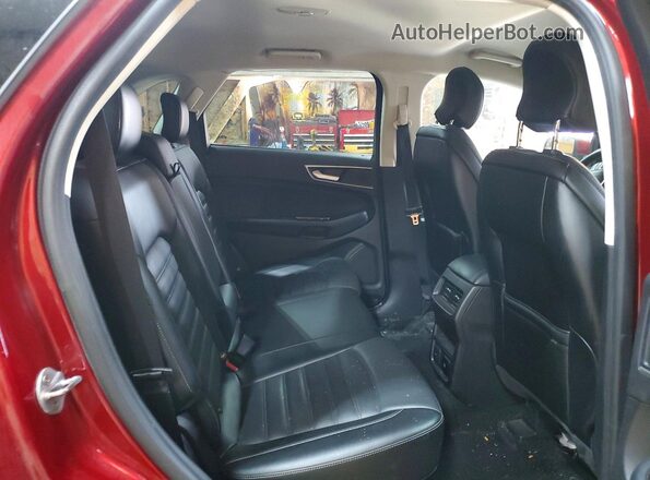 2FMPK4J89JBB52441 2018 FORD EDGE Red Vista interior trasera
