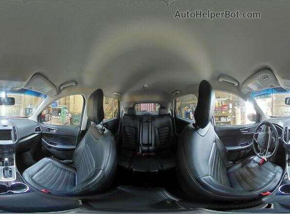 2FMPK4J89JBB52441 2018 FORD EDGE Red Vista interior de 360 grados