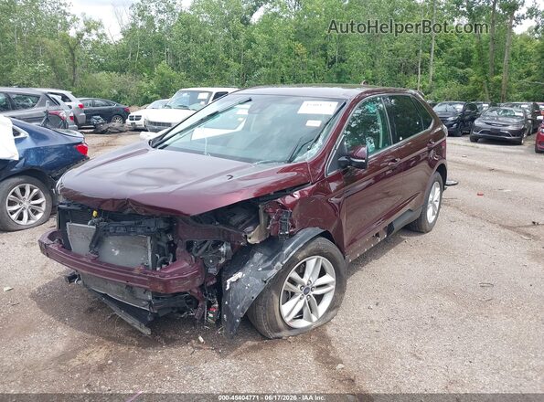 2FMPK4J89JBB94625 2018 FORD EDGE Burgundy Front left