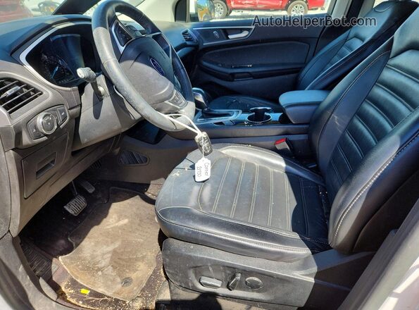 2FMPK4J8XHBB22908 2017 FORD EDGE Белый Вид салона спереди