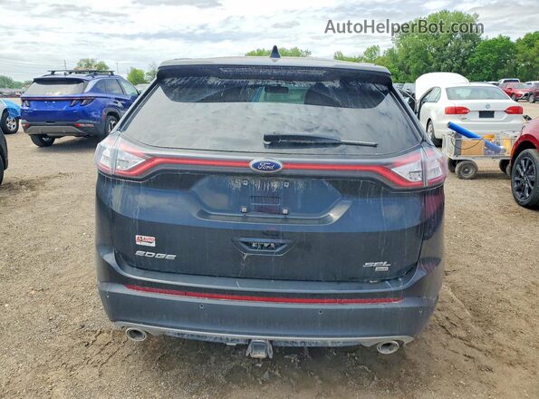 2FMPK4J8XHBC12074 2017 FORD EDGE Charcoal Vista trasera