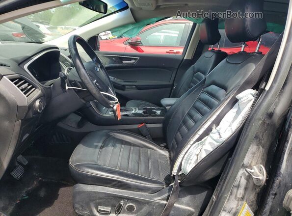 2FMPK4J8XHBC12074 2017 FORD EDGE Charcoal Vista interior delantera