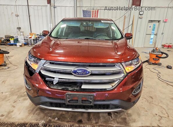 2FMPK4J90GBB03291 2016 FORD EDGE Brown Դիմացի տեսք