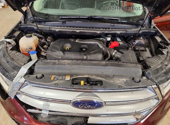 2FMPK4J90GBB03291 2016 FORD EDGE Brown Սալոնի հետևի տեսք