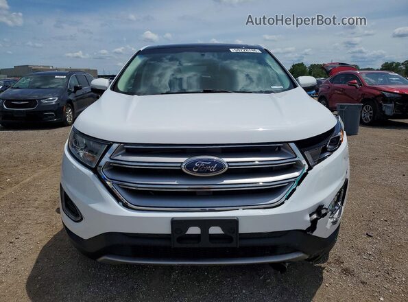 2FMPK4J90GBC20403 2016 FORD EDGE White Front view