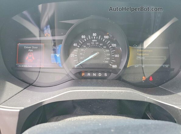 2FMPK4J90GBC20403 2016 FORD EDGE White Instrument cluster view
