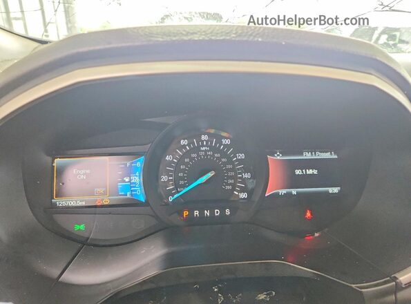 2FMPK4J90GBC57970 2016 FORD EDGE White Вид щитка приладів