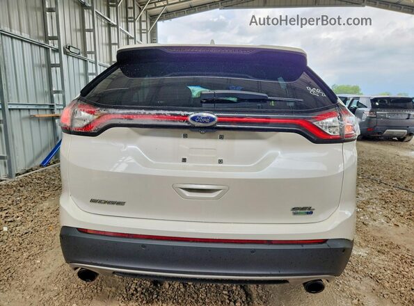 2FMPK4J90GBC57970 2016 FORD EDGE White Вид ззаду