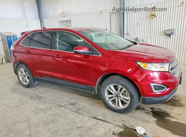 2FMPK4J90HBB16575 2017 FORD EDGE Красный 