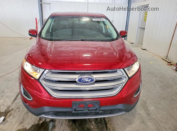 2FMPK4J90HBB16575 2017 FORD EDGE Красный 