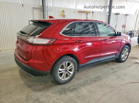 2FMPK4J90HBB16575 2017 FORD EDGE Красный 
