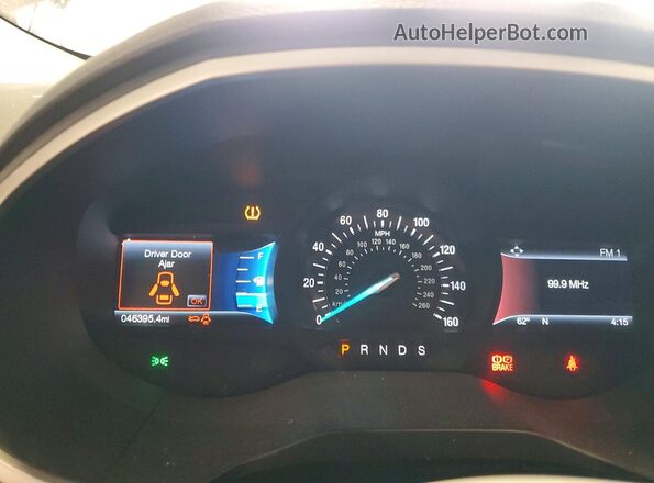 2FMPK4J90HBB16575 2017 FORD EDGE Красный 
