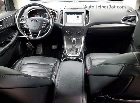 2FMPK4J90HBB93558 2017 FORD EDGE Burgundy Առջևի վահանակի տեսք