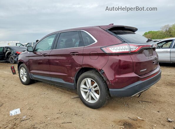2FMPK4J90HBB93558 2017 FORD EDGE Burgundy Հետևի ձախ