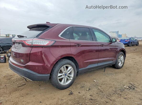 2FMPK4J90HBB93558 2017 FORD EDGE Burgundy Հետևի աջ