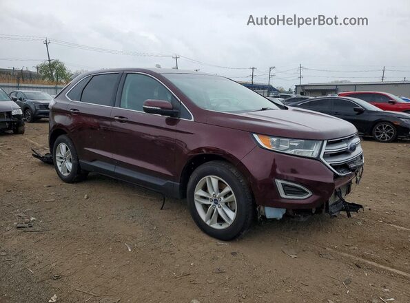 2FMPK4J90HBB93558 2017 FORD EDGE Burgundy Առջևի աջ