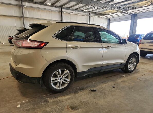 2FMPK4J90HBC44489 2017 FORD EDGE Tan Задня права чверть