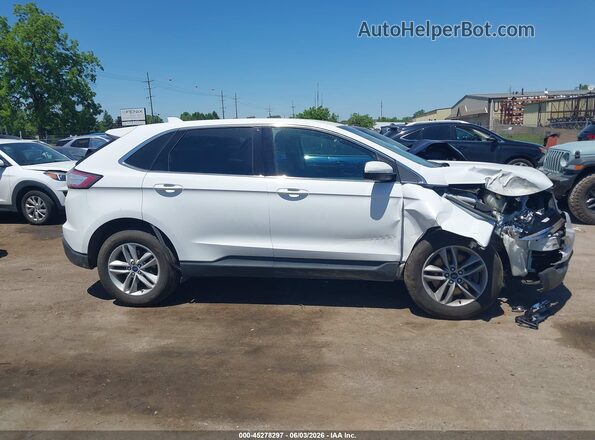 2FMPK4J90JBC04287 2018 FORD EDGE White Vista interior trasera