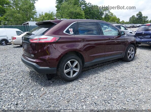 2FMPK4J90KBB40785 2019 FORD EDGE Темно-бордовый Задняя правая четверть