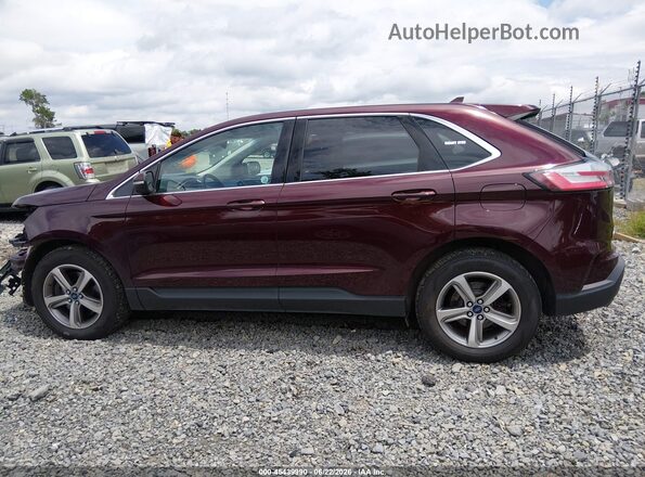 2FMPK4J90KBB40785 2019 FORD EDGE Темно-бордовый 