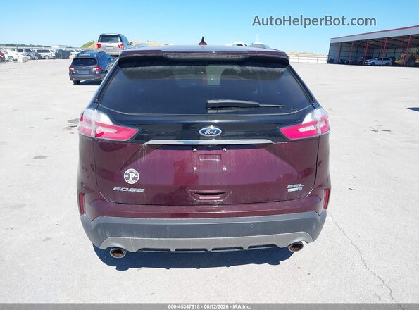 2FMPK4J90KBC18272 2019 FORD EDGE Темно-бордовый 
