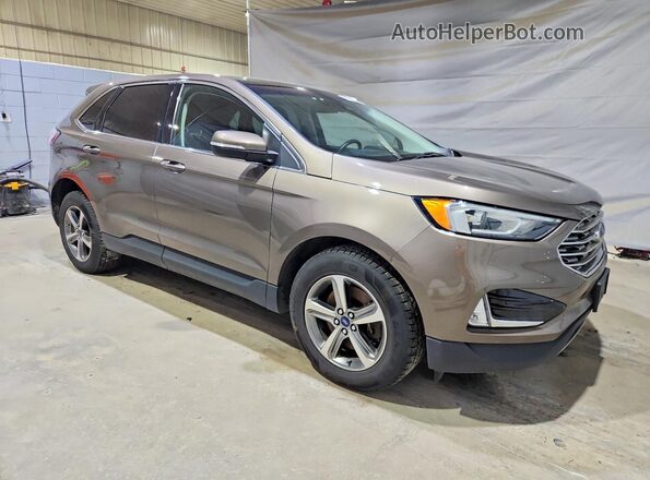 2FMPK4J90KBC42233 2019 FORD EDGE Brown 