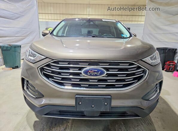 2FMPK4J90KBC42233 2019 FORD EDGE Brown 