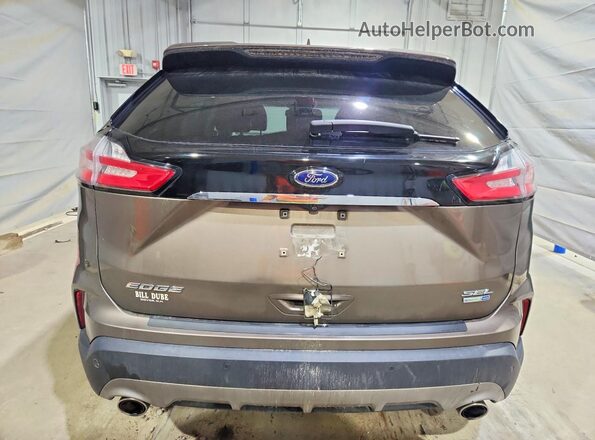 2FMPK4J90KBC42233 2019 FORD EDGE Brown 