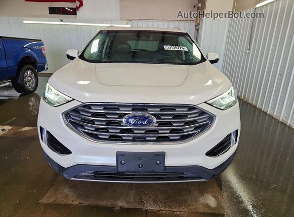 2FMPK4J90KBC71070 2019 FORD EDGE White წინა ხედი