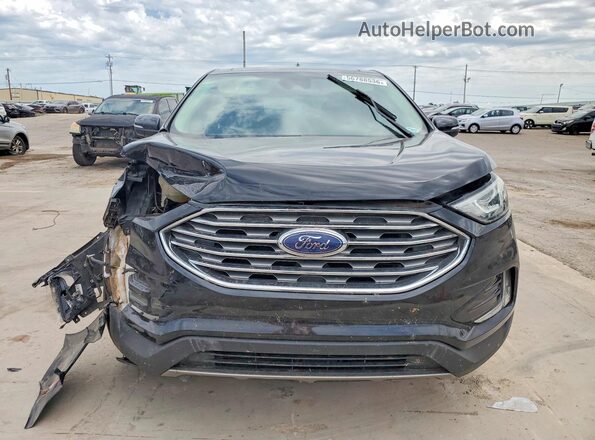 2FMPK4J90LBB21722 2020 FORD EDGE Черный Вид спереди