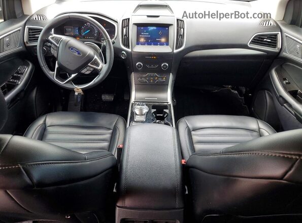 2FMPK4J90LBB21722 2020 FORD EDGE Черный Вид панели приборов
