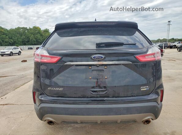 2FMPK4J90LBB21722 2020 FORD EDGE Черный Вид сзади