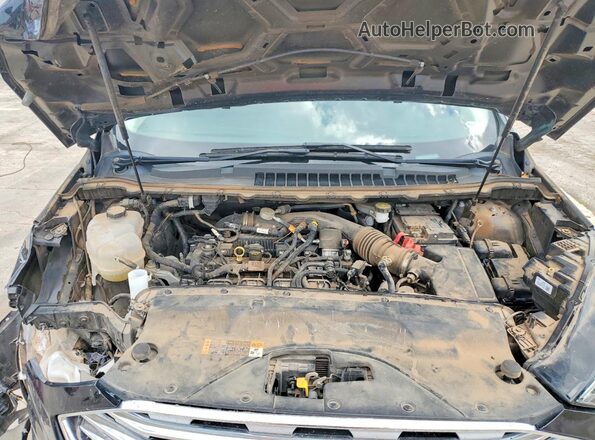 2FMPK4J90LBB21722 2020 FORD EDGE Черный Вид подкапотного пространства