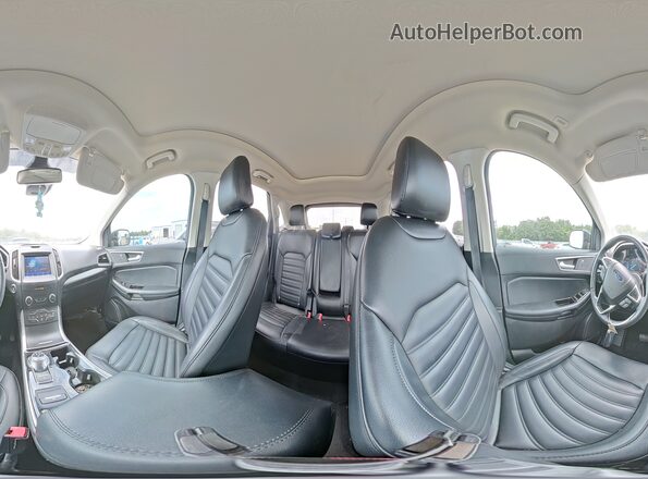 2FMPK4J90LBB21722 2020 FORD EDGE Черный Панорамный вид салона 360°