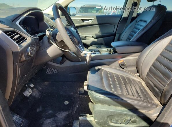 2FMPK4J90LBB60908 2020 FORD EDGE Blue წინა სალონის ხედი