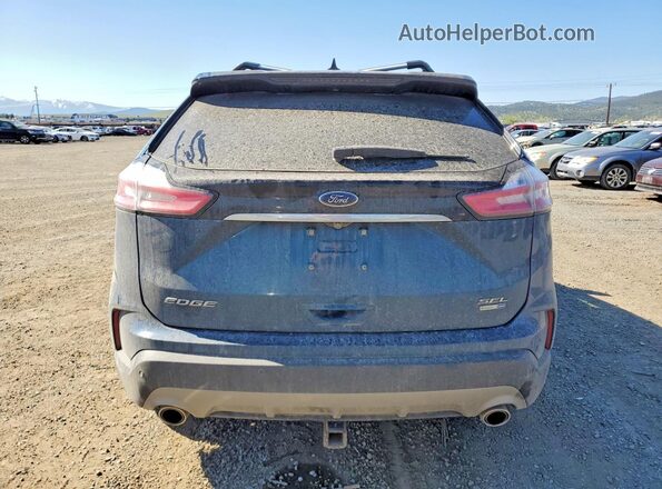 2FMPK4J90LBB60908 2020 FORD EDGE Blue უკანა ხედი