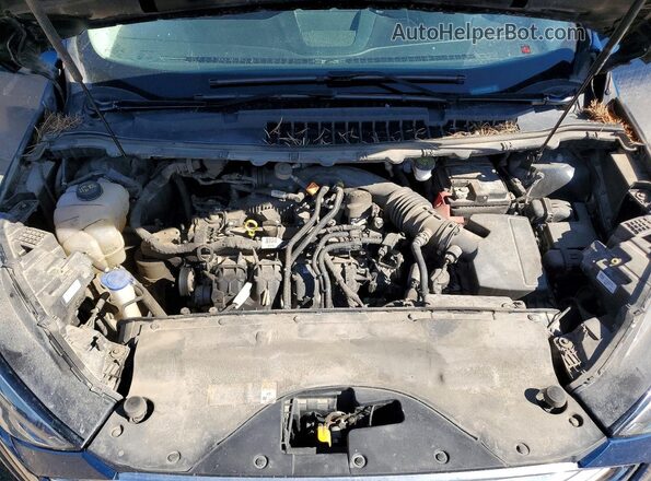 2FMPK4J90LBB60908 2020 FORD EDGE Blue უკანა სალონის ხედი
