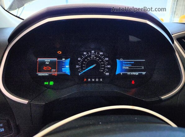 2FMPK4J90MBA01632 2021 FORD EDGE Gray Vista del cuadro de instrumentos