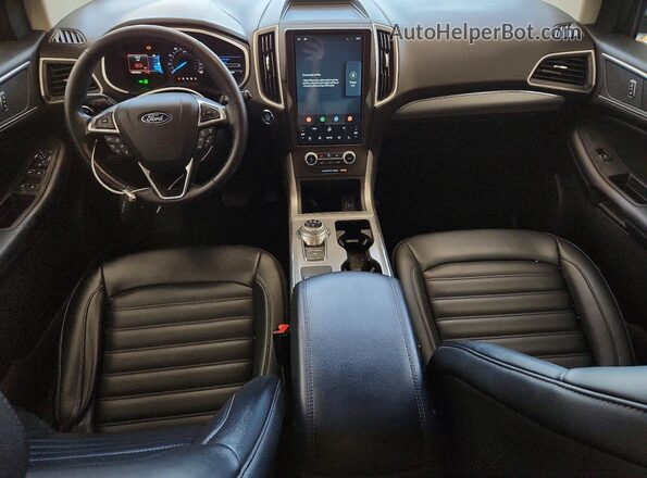 2FMPK4J90MBA01632 2021 FORD EDGE Gray Vista del salpicadero